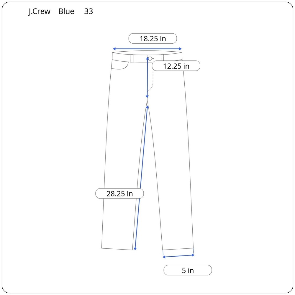 New J.Crew 10" High Rise Skinny Jeans Womens Size 33 Dark Blue Signature Stretch - Picture 3 of 10